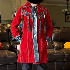 Vintage 1960/70s Suede Coat - XS
